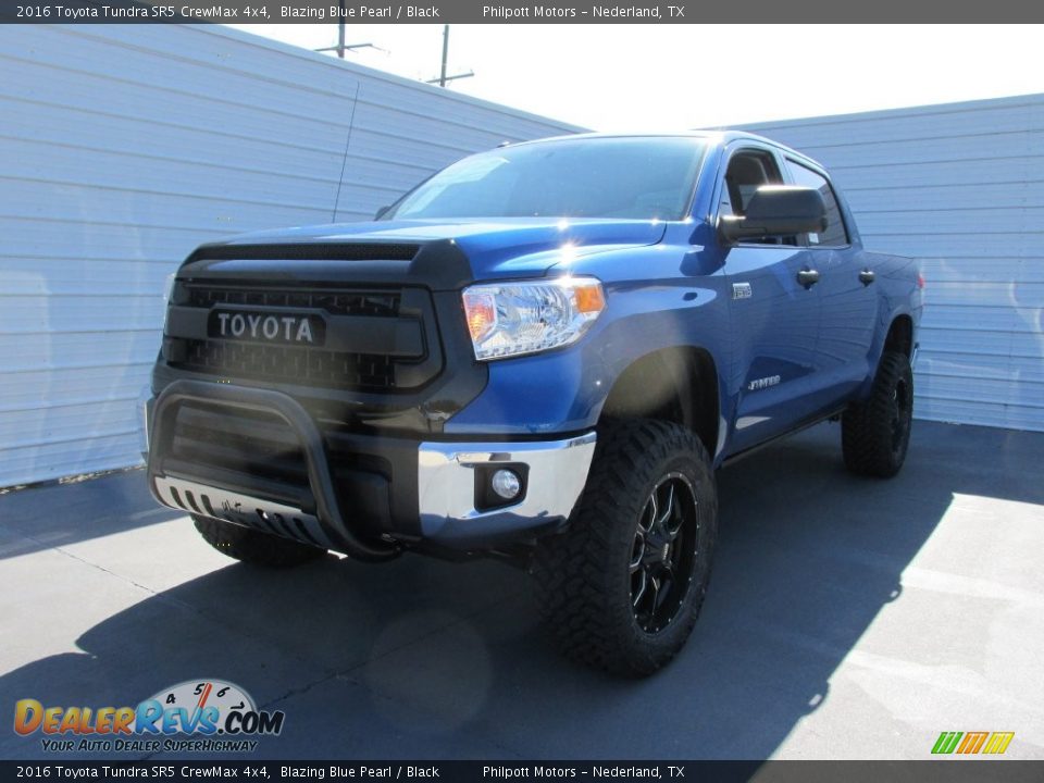 2016 Toyota Tundra SR5 CrewMax 4x4 Blazing Blue Pearl / Black Photo #7