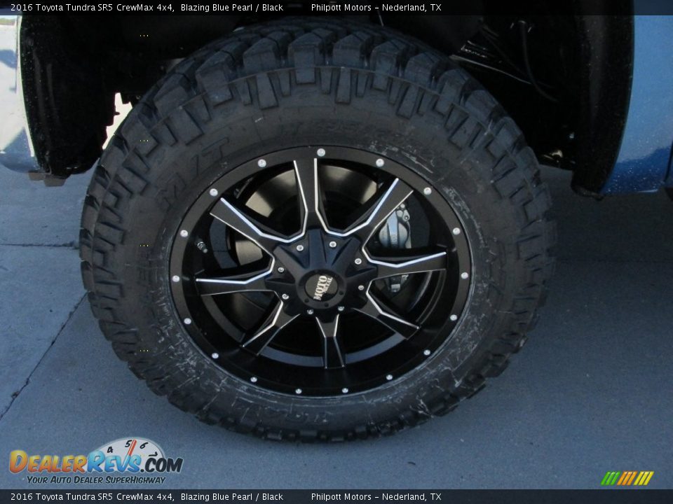 2016 Toyota Tundra SR5 CrewMax 4x4 Blazing Blue Pearl / Black Photo #11