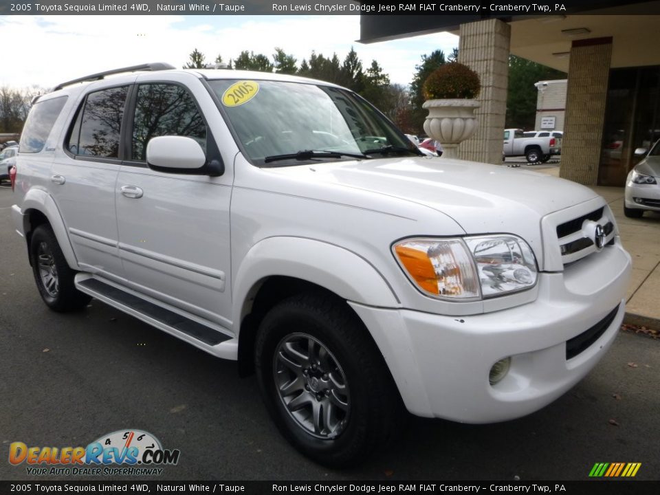 2005 Toyota Sequoia Limited 4WD Natural White / Taupe Photo #8