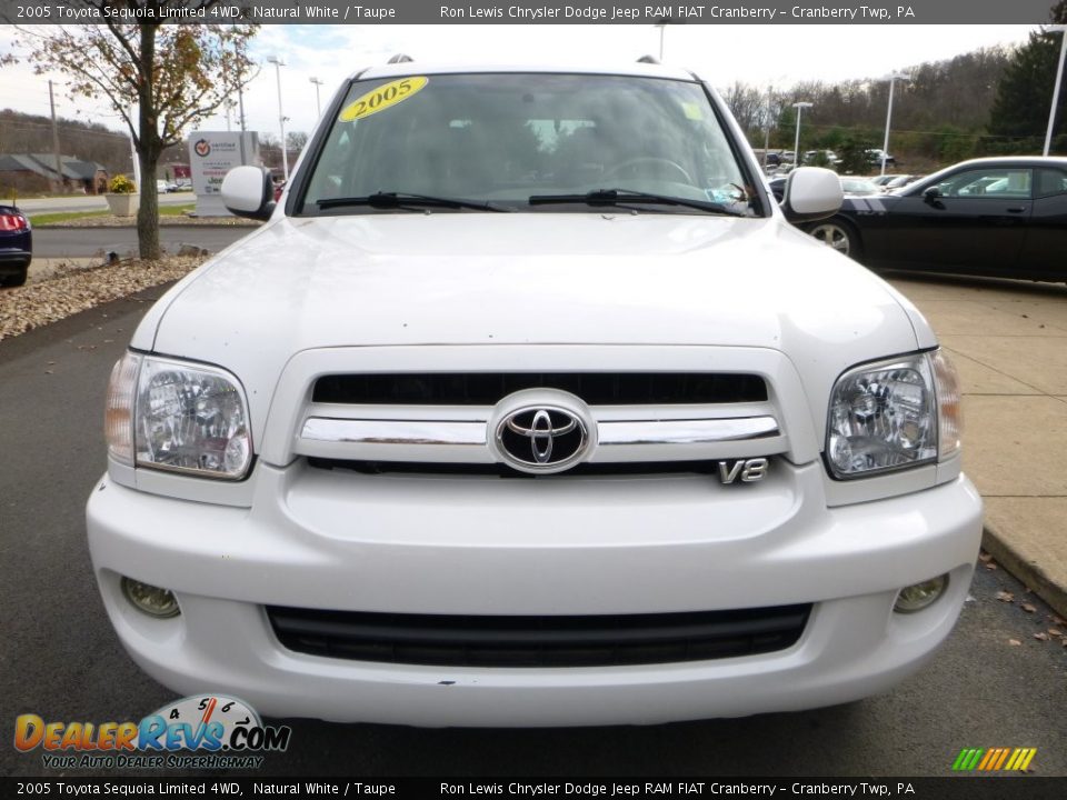 2005 Toyota Sequoia Limited 4WD Natural White / Taupe Photo #9