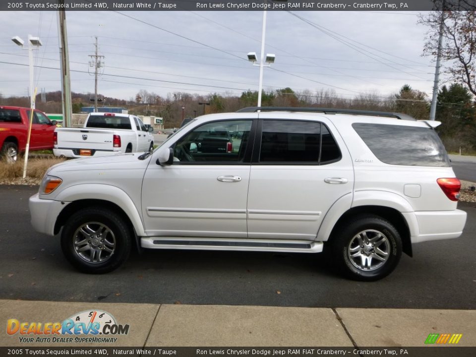 2005 Toyota Sequoia Limited 4WD Natural White / Taupe Photo #11