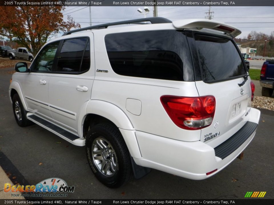 2005 Toyota Sequoia Limited 4WD Natural White / Taupe Photo #12
