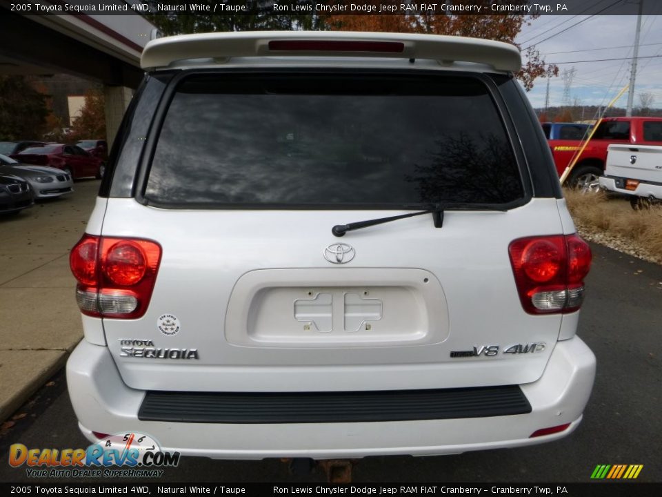 2005 Toyota Sequoia Limited 4WD Natural White / Taupe Photo #13