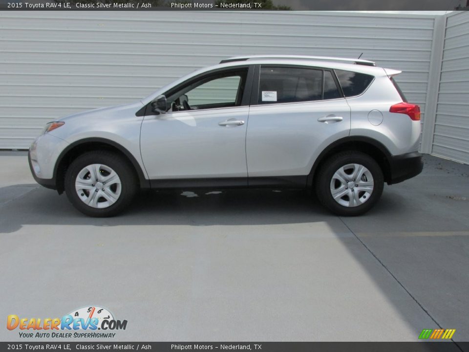 2015 Toyota RAV4 LE Classic Silver Metallic / Ash Photo #6