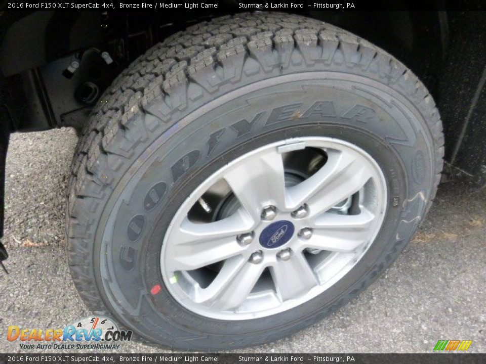 2016 Ford F150 XLT SuperCab 4x4 Wheel Photo #7