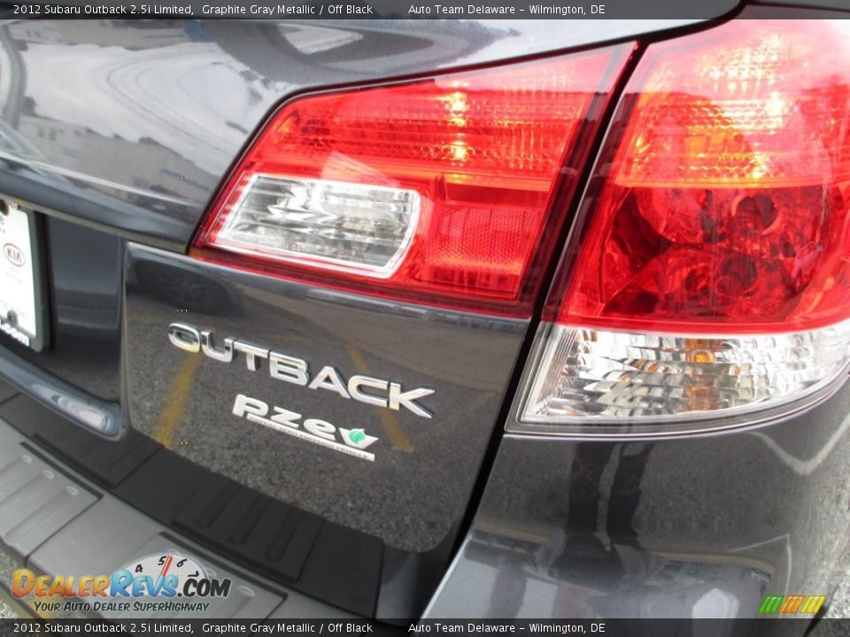 2012 Subaru Outback 2.5i Limited Graphite Gray Metallic / Off Black Photo #25
