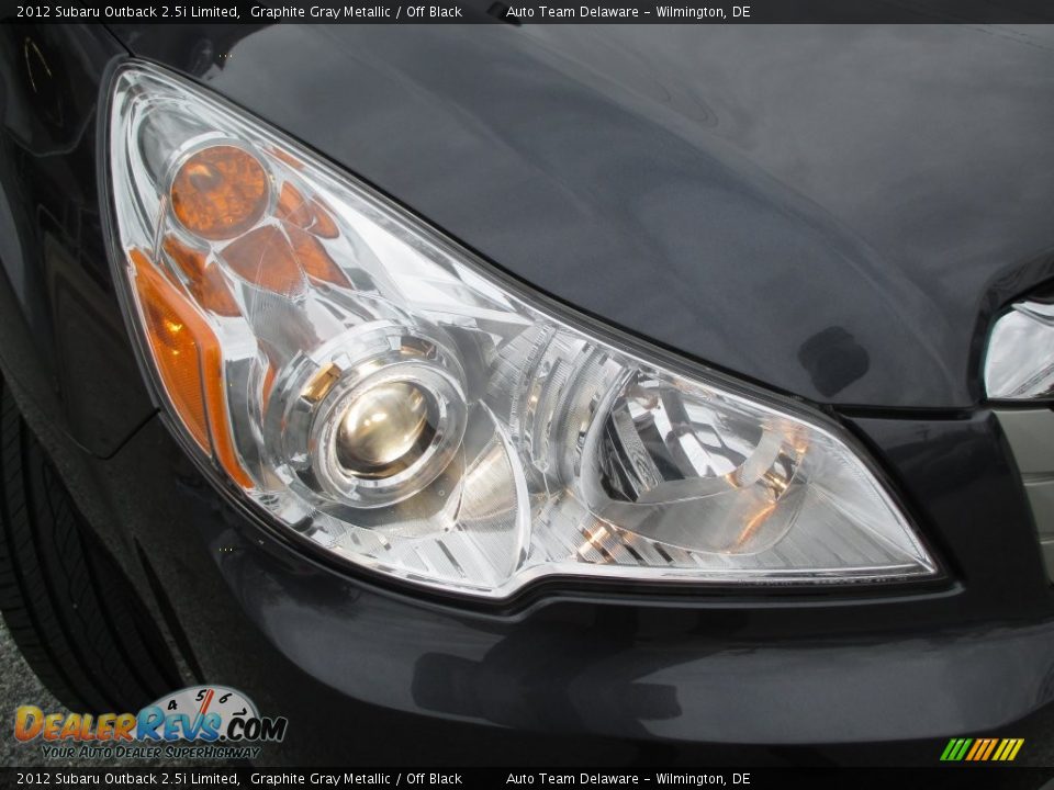2012 Subaru Outback 2.5i Limited Graphite Gray Metallic / Off Black Photo #31
