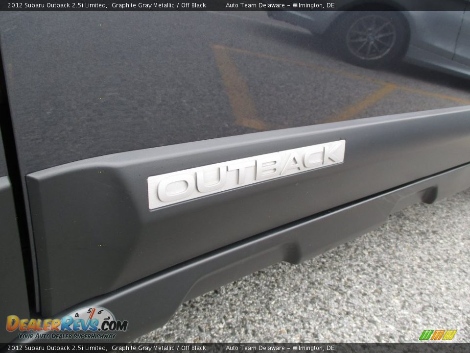 2012 Subaru Outback 2.5i Limited Graphite Gray Metallic / Off Black Photo #32
