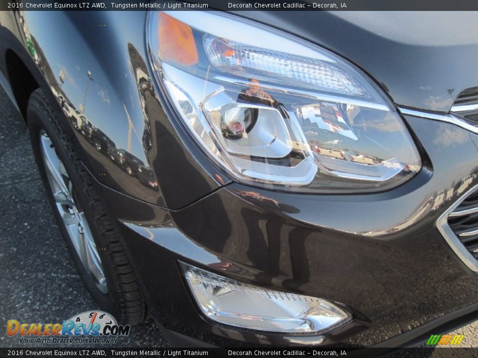 2016 Chevrolet Equinox LTZ AWD Tungsten Metallic / Light Titanium Photo #5