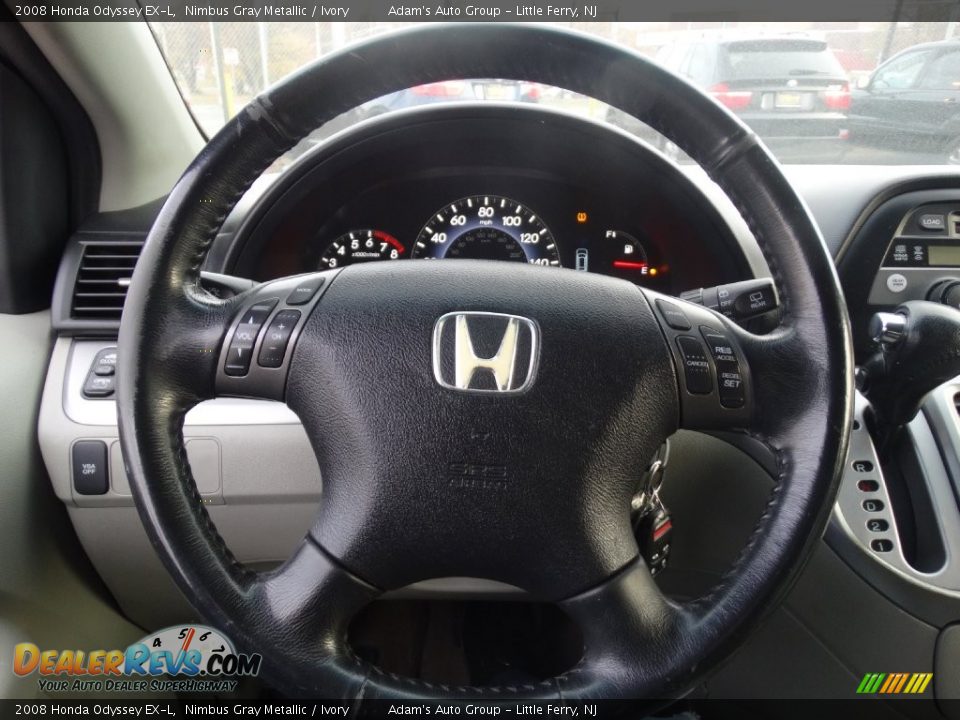 2008 Honda Odyssey EX-L Nimbus Gray Metallic / Ivory Photo #13