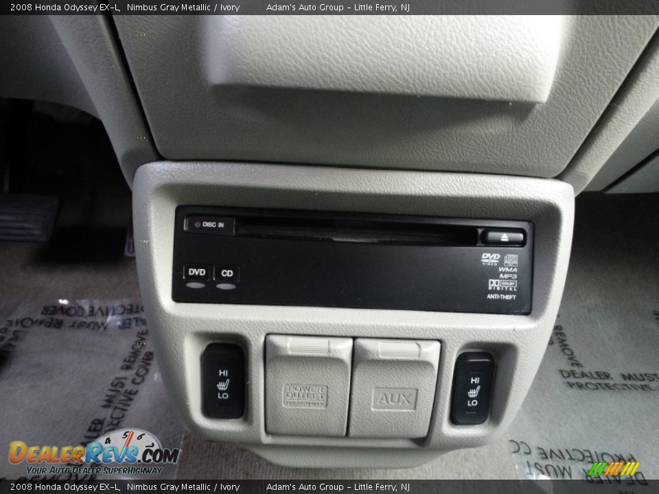 2008 Honda Odyssey EX-L Nimbus Gray Metallic / Ivory Photo #16
