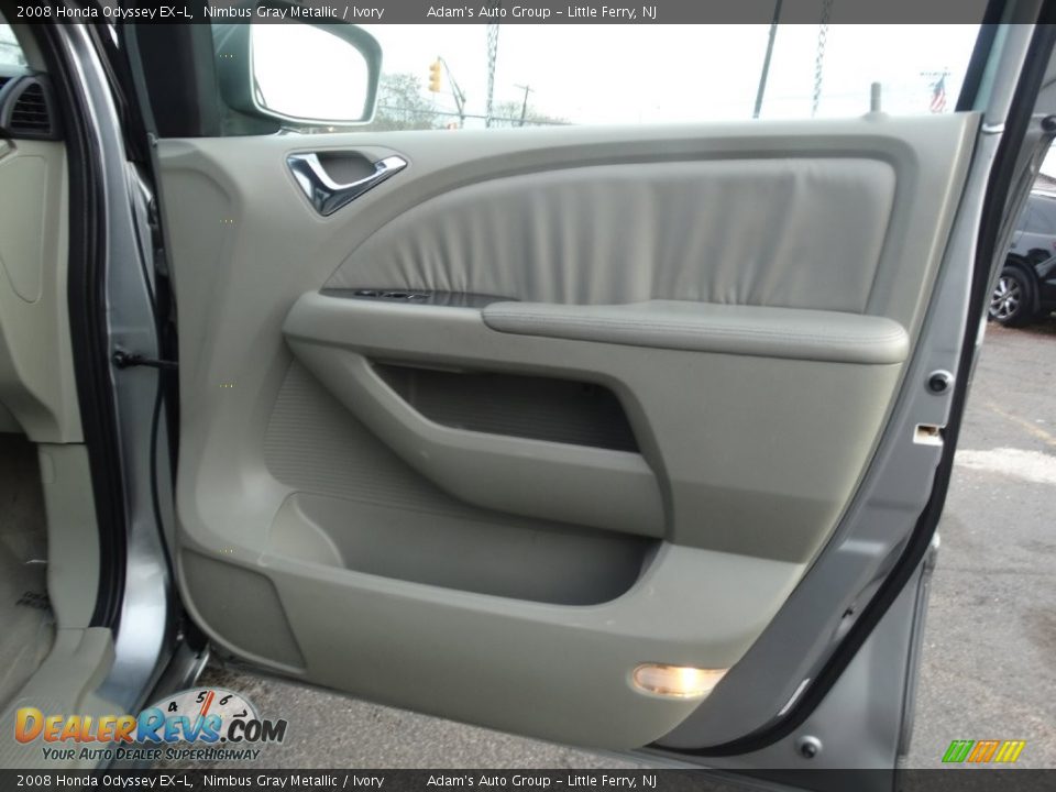 2008 Honda Odyssey EX-L Nimbus Gray Metallic / Ivory Photo #18
