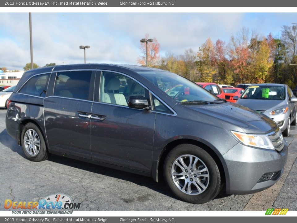 2013 Honda Odyssey EX Polished Metal Metallic / Beige Photo #1