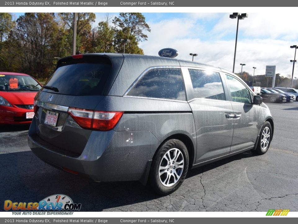 2013 Honda Odyssey EX Polished Metal Metallic / Beige Photo #3
