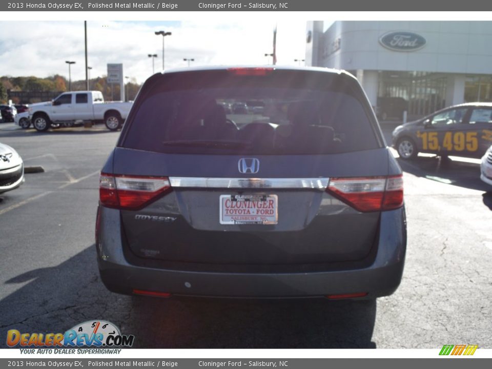 2013 Honda Odyssey EX Polished Metal Metallic / Beige Photo #4