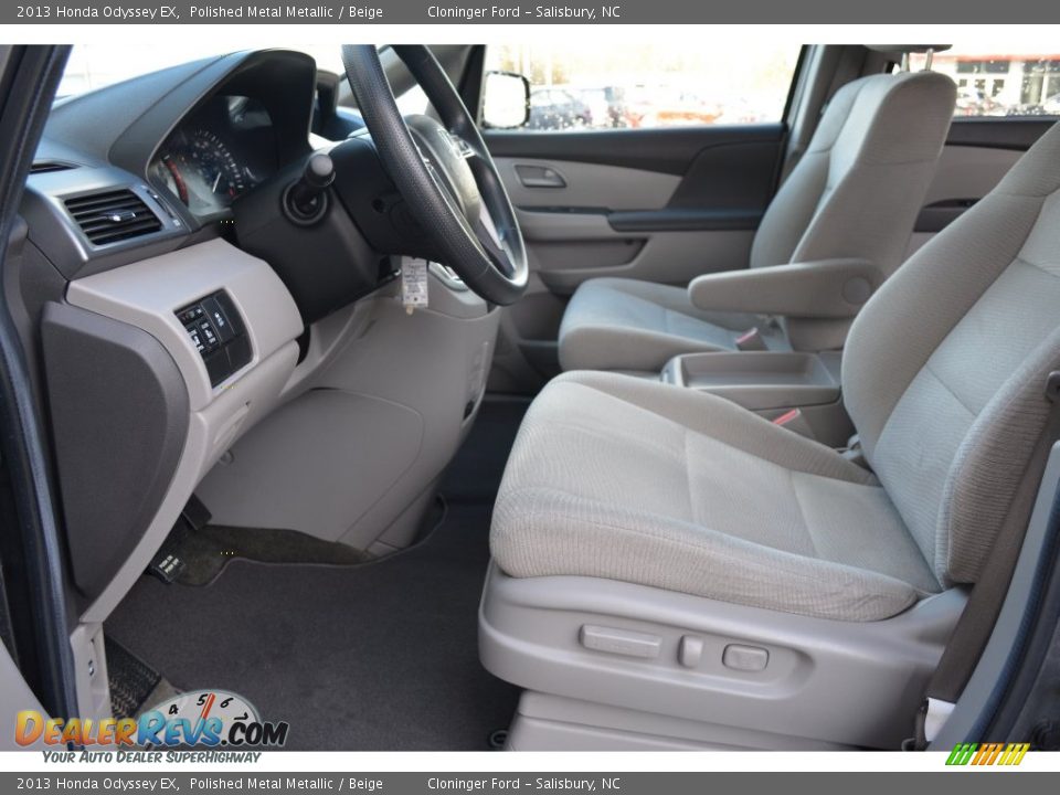 2013 Honda Odyssey EX Polished Metal Metallic / Beige Photo #10