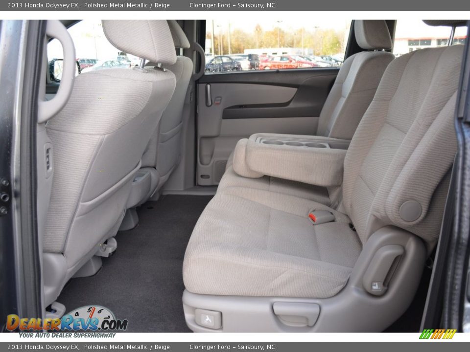 2013 Honda Odyssey EX Polished Metal Metallic / Beige Photo #12