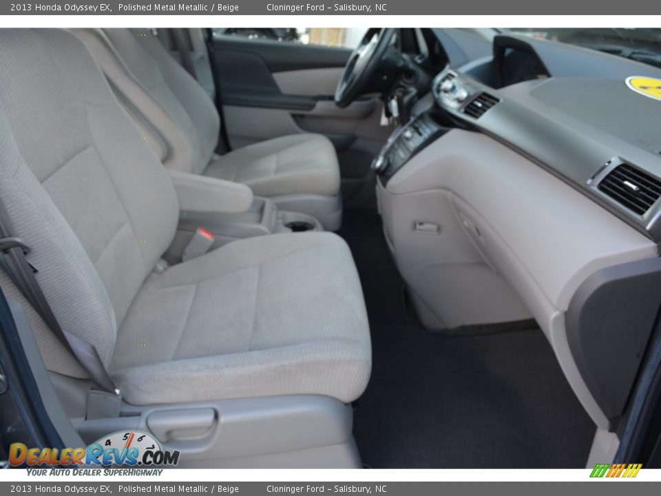 2013 Honda Odyssey EX Polished Metal Metallic / Beige Photo #16