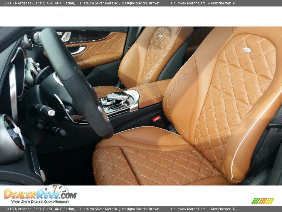 designo Saddle Brown Interior - 2016 Mercedes-Benz C 450 AMG Sedan Photo #9