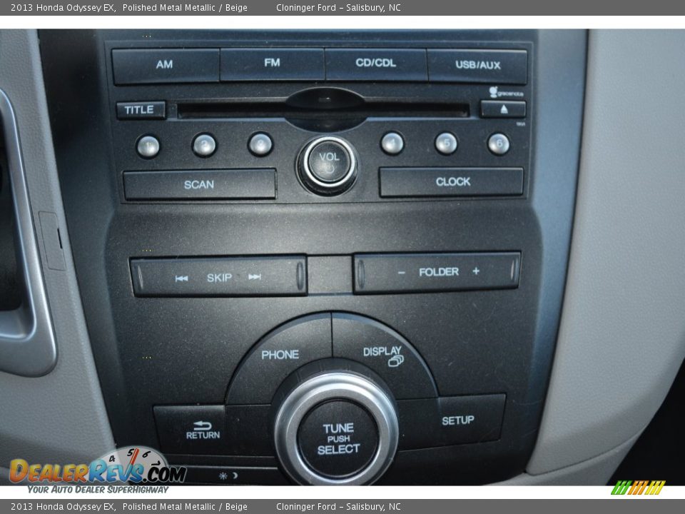 2013 Honda Odyssey EX Polished Metal Metallic / Beige Photo #19