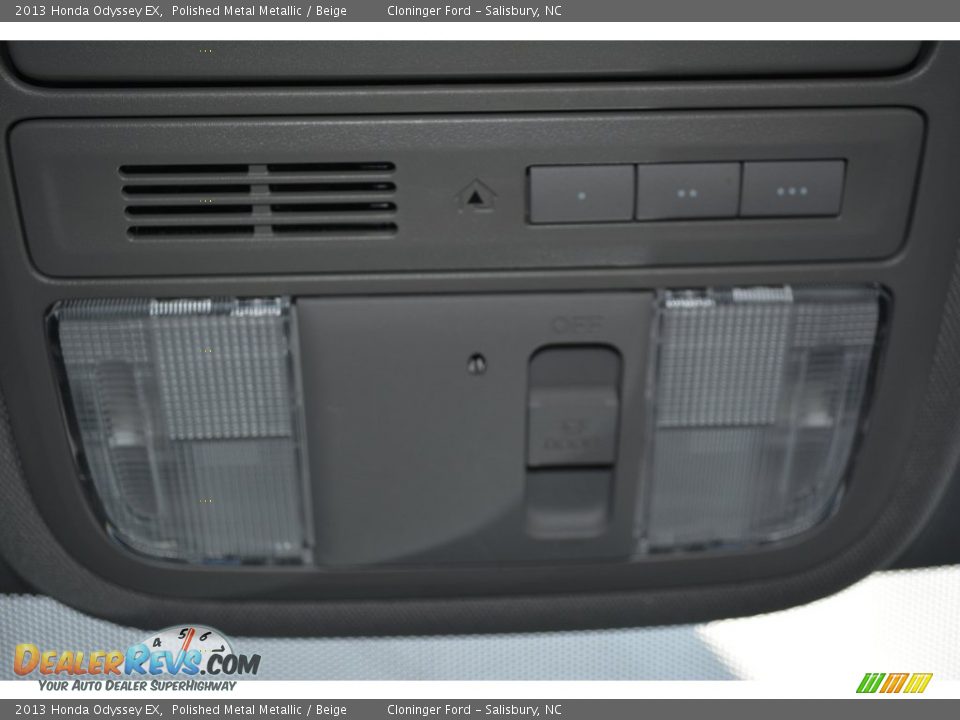 2013 Honda Odyssey EX Polished Metal Metallic / Beige Photo #22