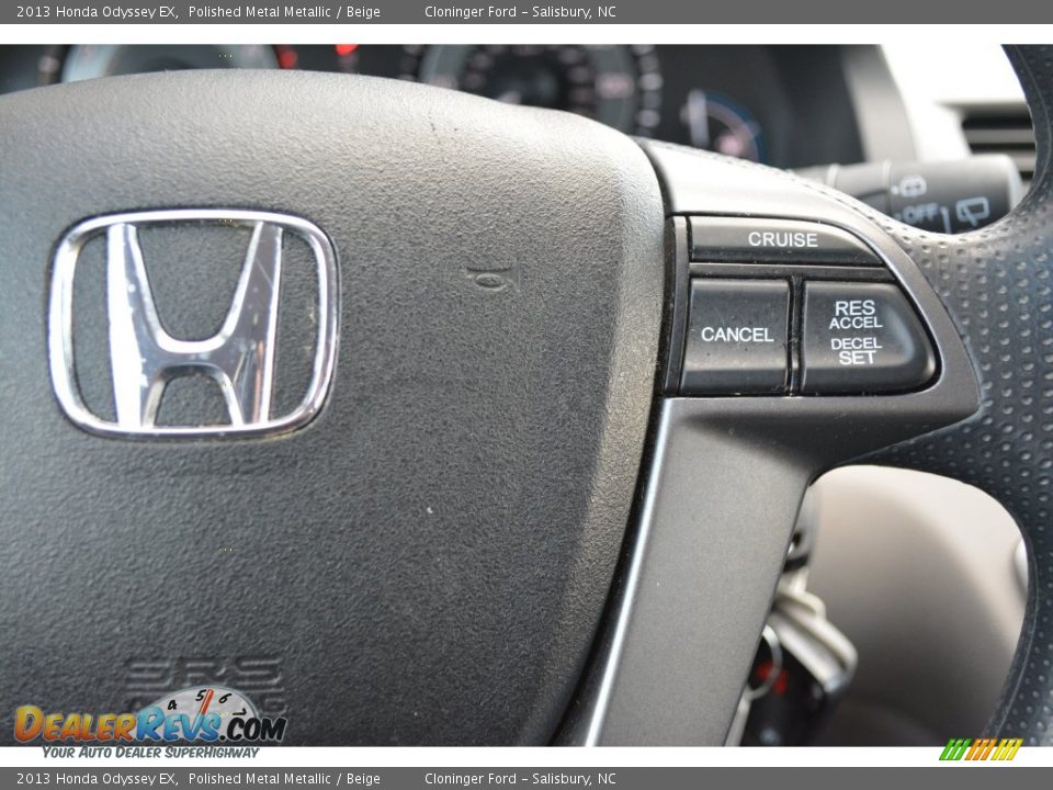 2013 Honda Odyssey EX Polished Metal Metallic / Beige Photo #24