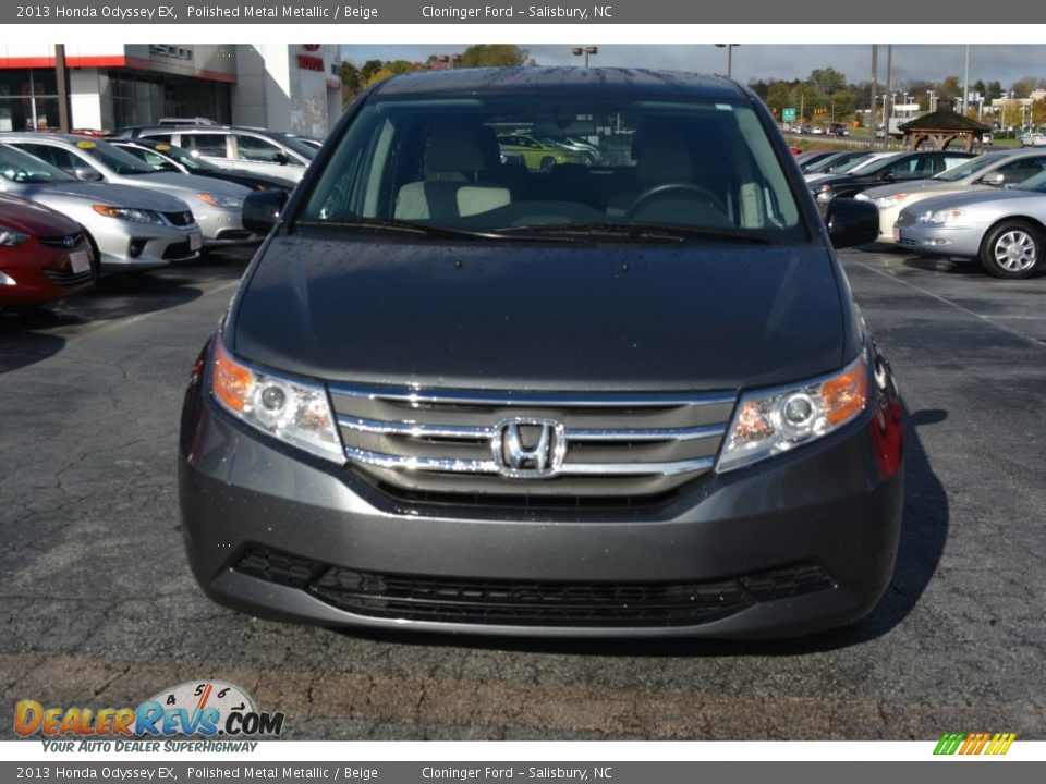 2013 Honda Odyssey EX Polished Metal Metallic / Beige Photo #29