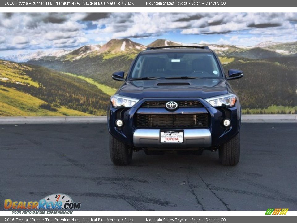 2016 Toyota 4Runner Trail Premium 4x4 Nautical Blue Metallic / Black Photo #2