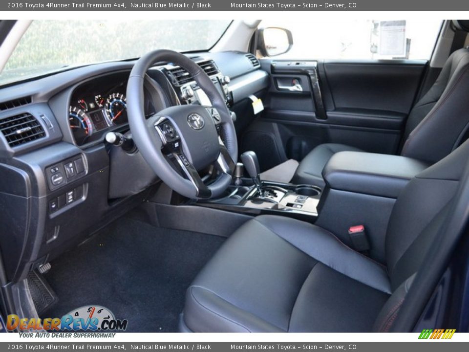 2016 Toyota 4Runner Trail Premium 4x4 Nautical Blue Metallic / Black Photo #5