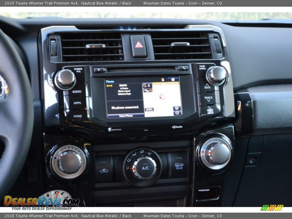 2016 Toyota 4Runner Trail Premium 4x4 Nautical Blue Metallic / Black Photo #6