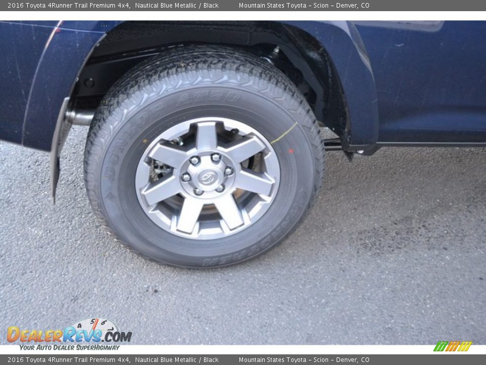 2016 Toyota 4Runner Trail Premium 4x4 Nautical Blue Metallic / Black Photo #9