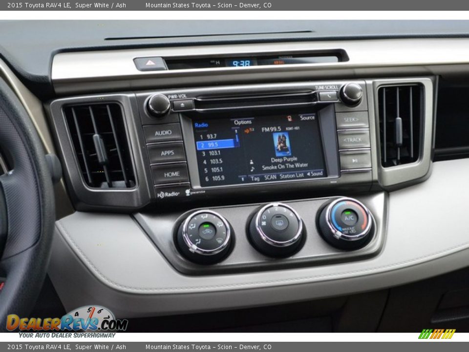 2015 Toyota RAV4 LE Super White / Ash Photo #6