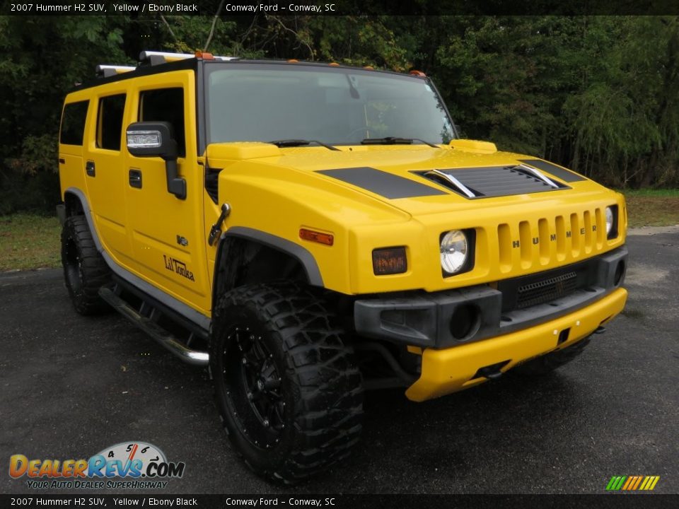 2007 Hummer H2 SUV Yellow / Ebony Black Photo #1