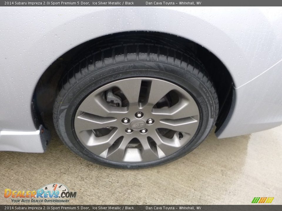 2014 Subaru Impreza 2.0i Sport Premium 5 Door Ice Silver Metallic / Black Photo #2