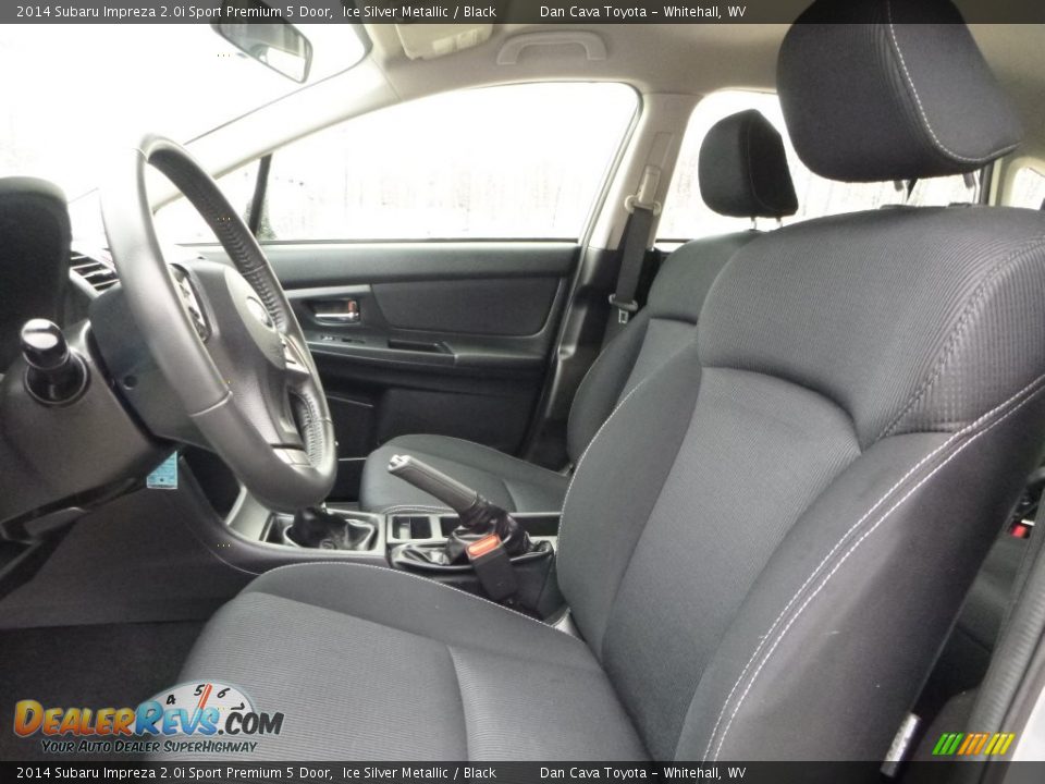 2014 Subaru Impreza 2.0i Sport Premium 5 Door Ice Silver Metallic / Black Photo #13