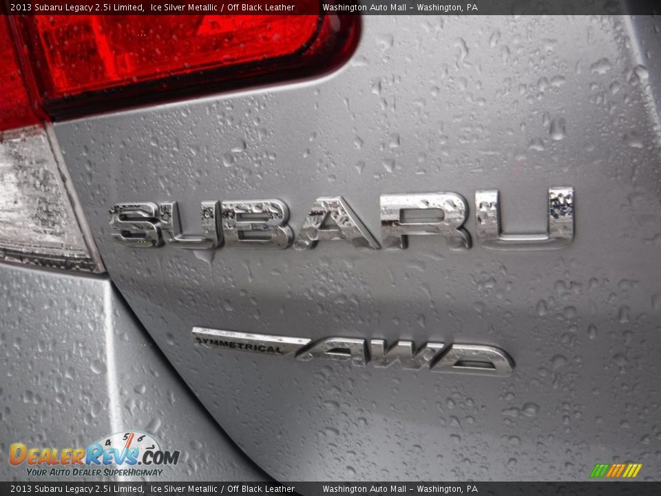 2013 Subaru Legacy 2.5i Limited Ice Silver Metallic / Off Black Leather Photo #11