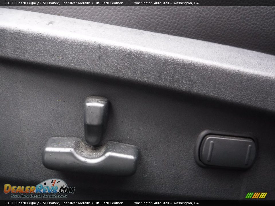 2013 Subaru Legacy 2.5i Limited Ice Silver Metallic / Off Black Leather Photo #15