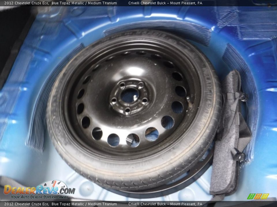 2012 Chevrolet Cruze Eco Blue Topaz Metallic / Medium Titanium Photo #24