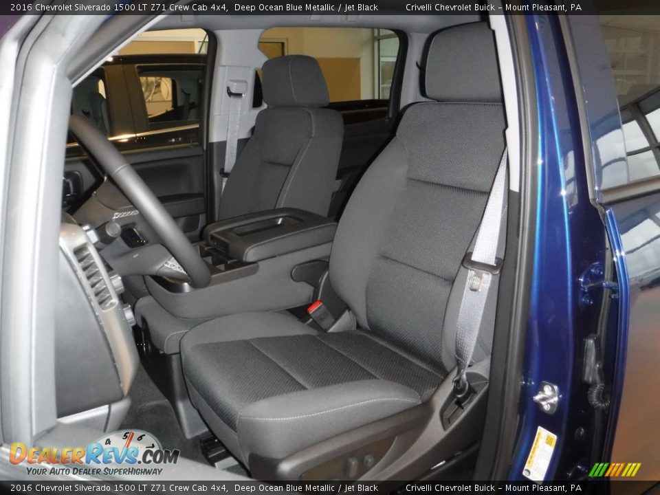 2016 Chevrolet Silverado 1500 LT Z71 Crew Cab 4x4 Deep Ocean Blue Metallic / Jet Black Photo #8