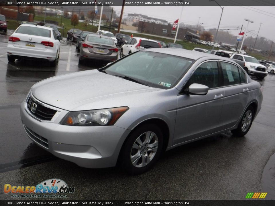 2008 Honda Accord LX-P Sedan Alabaster Silver Metallic / Black Photo #4