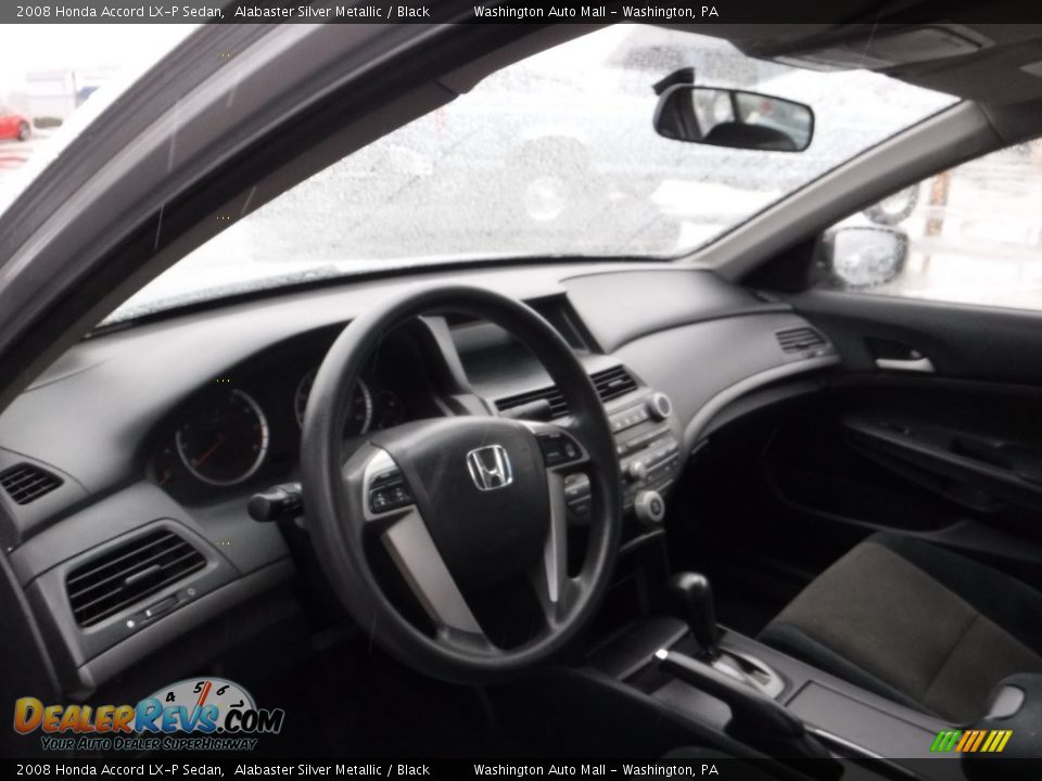 2008 Honda Accord LX-P Sedan Alabaster Silver Metallic / Black Photo #10