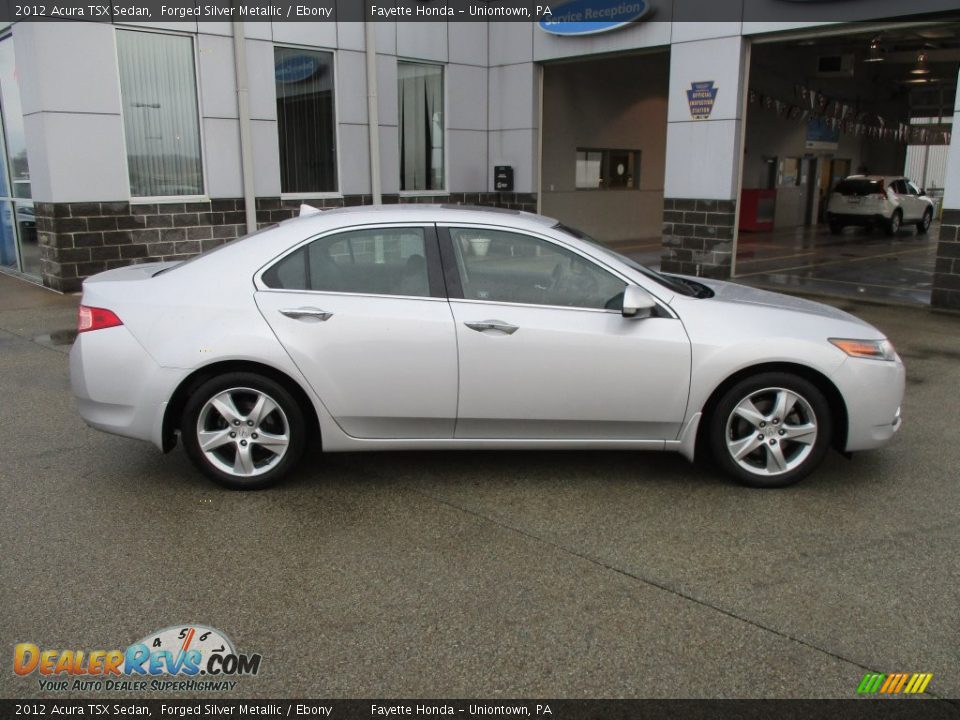 2012 Acura TSX Sedan Forged Silver Metallic / Ebony Photo #2