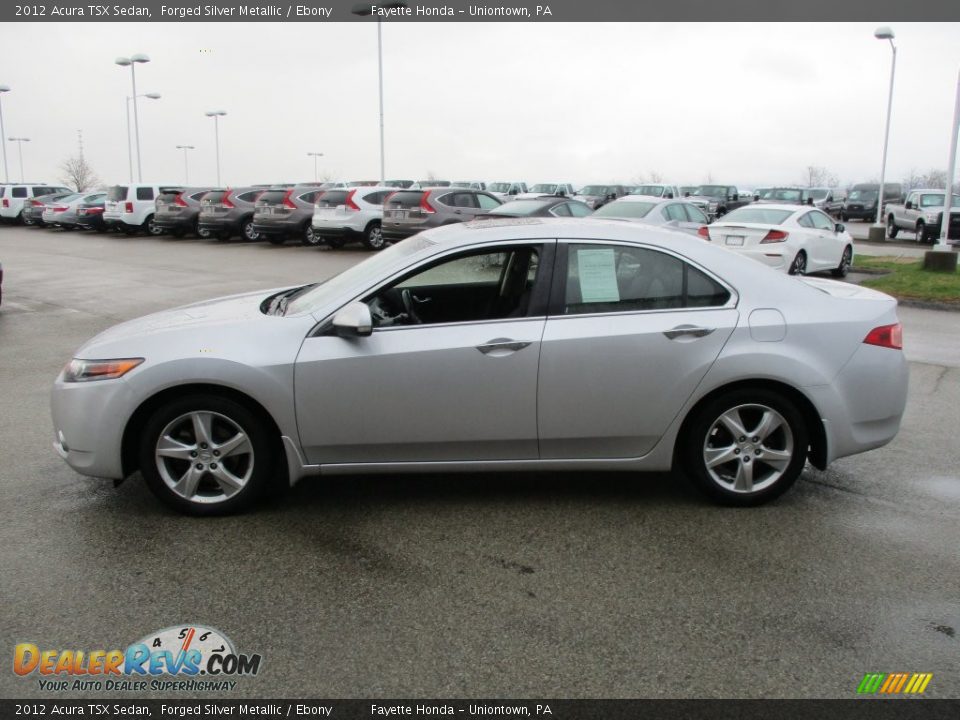 2012 Acura TSX Sedan Forged Silver Metallic / Ebony Photo #4