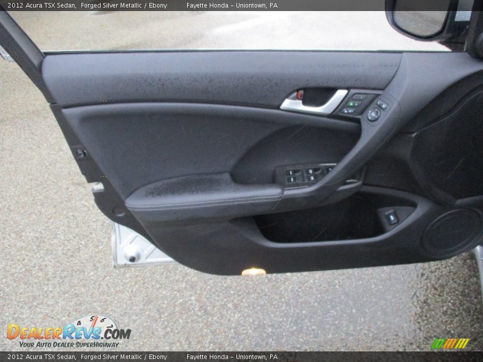 2012 Acura TSX Sedan Forged Silver Metallic / Ebony Photo #6