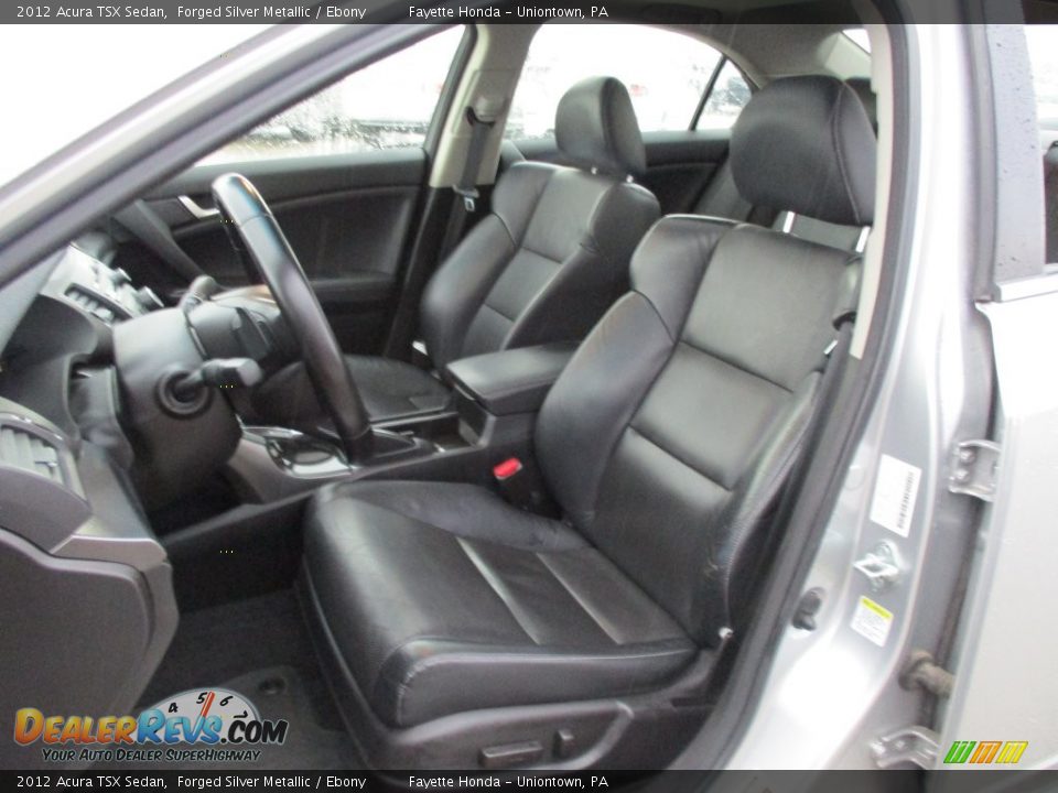 2012 Acura TSX Sedan Forged Silver Metallic / Ebony Photo #7