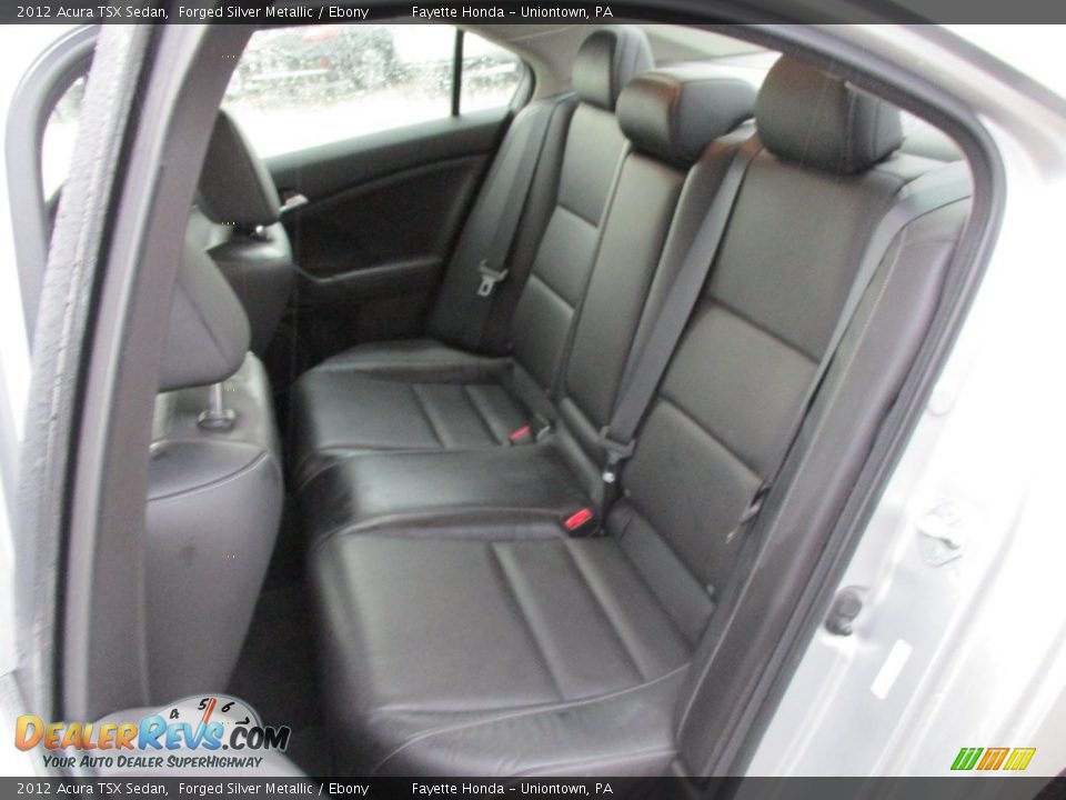 2012 Acura TSX Sedan Forged Silver Metallic / Ebony Photo #8