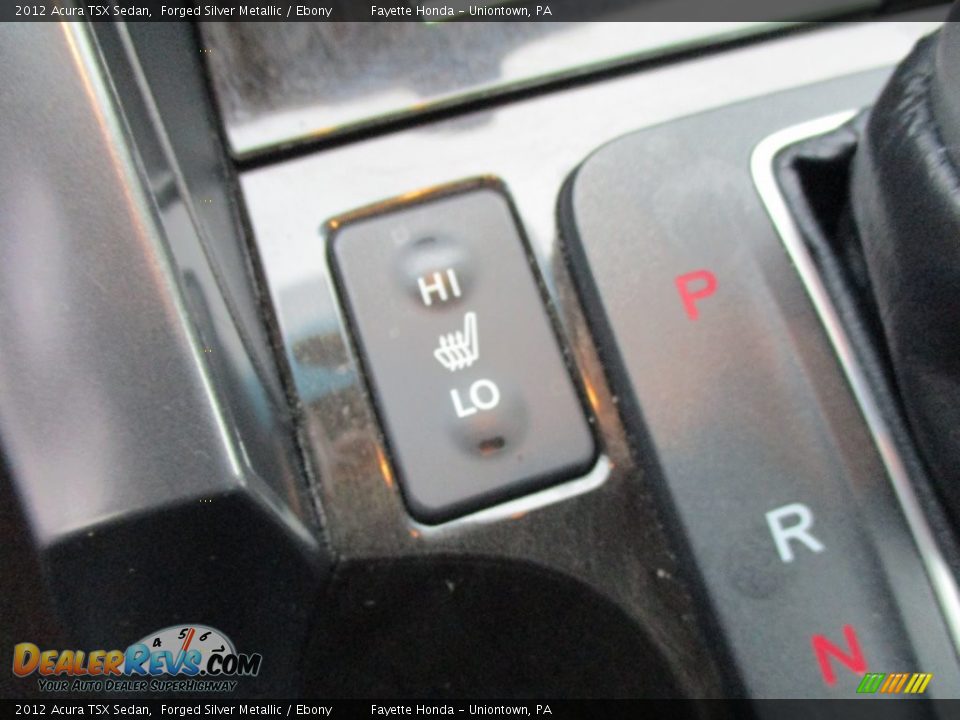 2012 Acura TSX Sedan Forged Silver Metallic / Ebony Photo #14