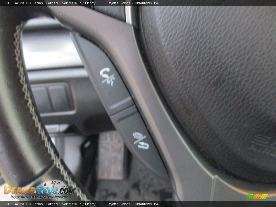 2012 Acura TSX Sedan Forged Silver Metallic / Ebony Photo #15