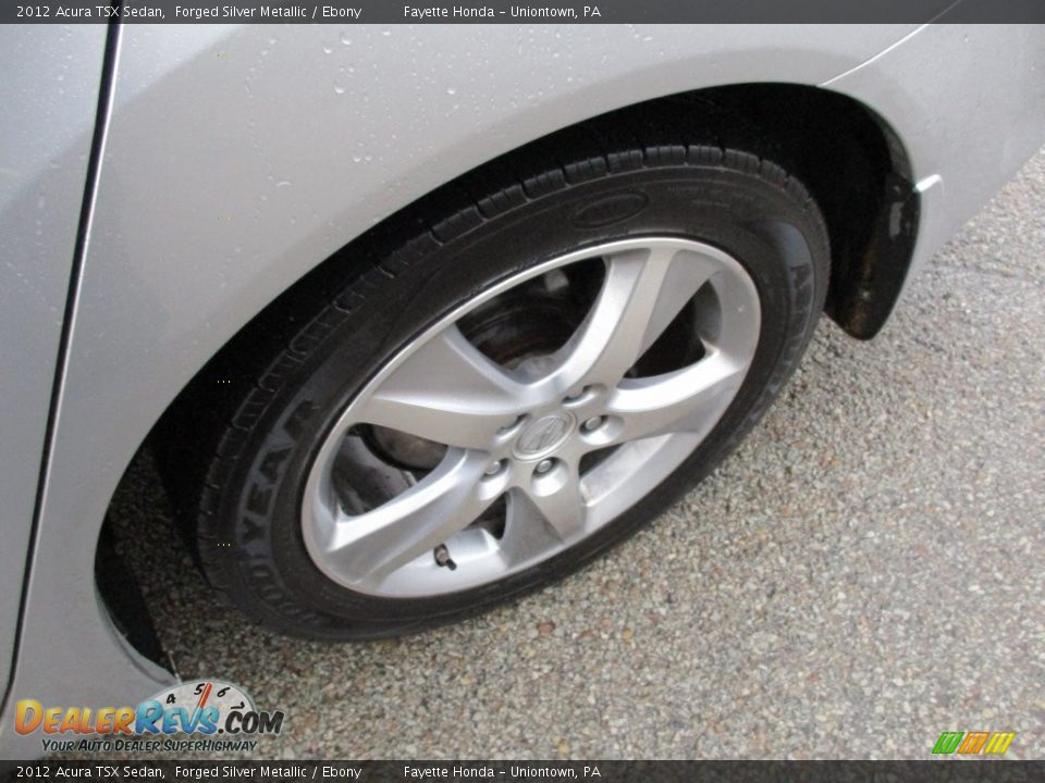 2012 Acura TSX Sedan Forged Silver Metallic / Ebony Photo #16