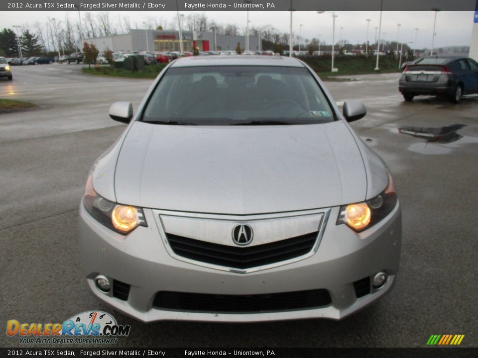 2012 Acura TSX Sedan Forged Silver Metallic / Ebony Photo #19